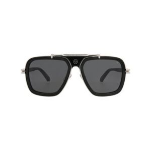 Philipp Plein Aviator-Frame Acetate Sunglasses Black Mens